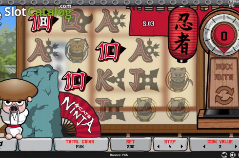 Οθόνη4. Ninja Cats (Espresso Games) Κουλοχέρης