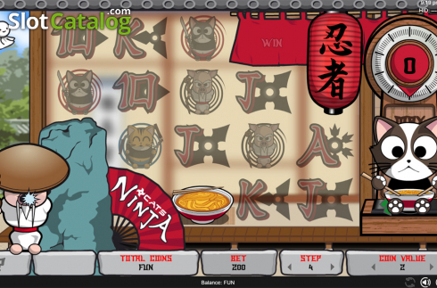 Οθόνη6. Ninja Cats (Espresso Games) Κουλοχέρης