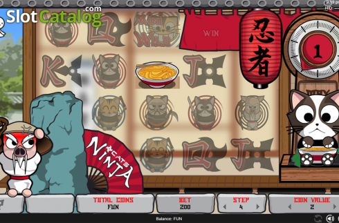 Οθόνη7. Ninja Cats (Espresso Games) Κουλοχέρης