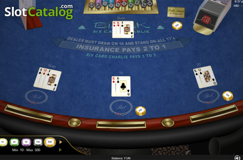 Οθόνη8. Six Card Charlie Blackjack (Espresso Games) Κουλοχέρης