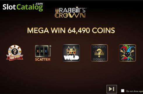 Οθόνη2. Rabbit's Crown Κουλοχέρης