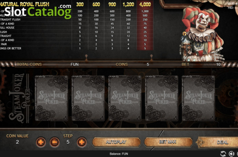 Οθόνη2. Steam Joker Poker Κουλοχέρης