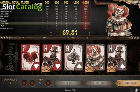 Οθόνη7. Steam Joker Poker Κουλοχέρης