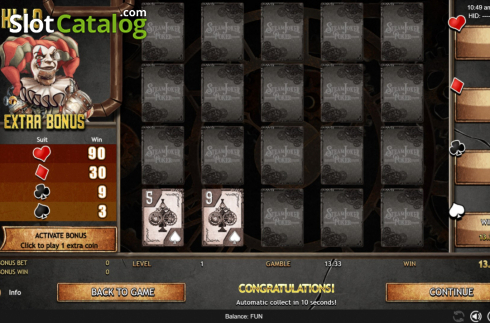 Οθόνη4. 4H Steam Joker Poker Κουλοχέρης