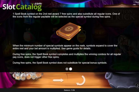 Οθόνη6. Potion Trick Κουλοχέρης