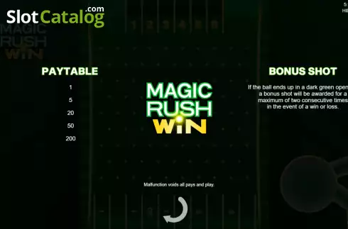 Οθόνη7. Magic Rush Win Κουλοχέρης