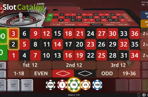 Οθόνη2. Roulette American Pro Κουλοχέρης 