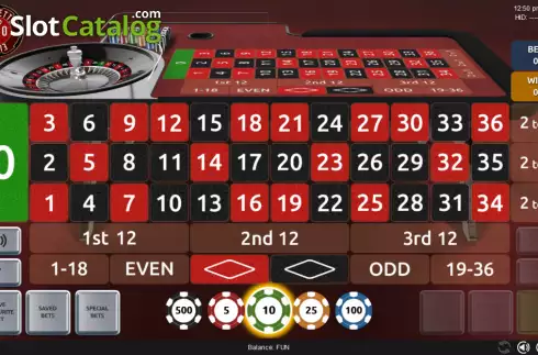 Οθόνη2. Roulette Euro Pro Κουλοχέρης
