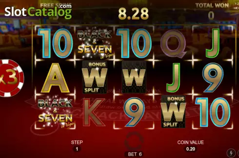 Οθόνη5. Black and Seven in Vegas Κουλοχέρης 