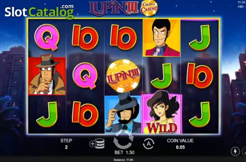 Οθόνη2. Lupin III Colpo al Casino Κουλοχέρης