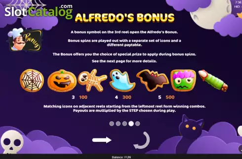 Οθόνη8. Alfredo's Halloween Κουλοχέρης