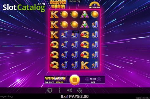 Οθόνη5. Cluster Mania Κουλοχέρης