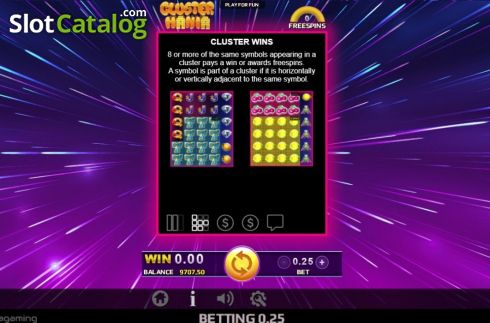 Οθόνη9. Cluster Mania Κουλοχέρης