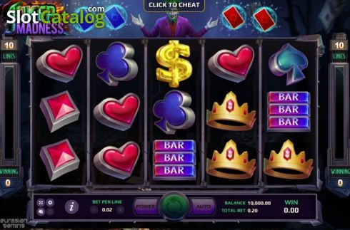 Οθόνη2. Joker Madness (Eurasian Gaming) Κουλοχέρης