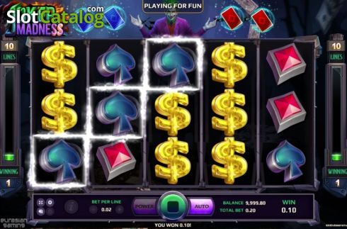 Οθόνη3. Joker Madness (Eurasian Gaming) Κουλοχέρης