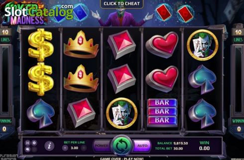 Οθόνη5. Joker Madness (Eurasian Gaming) Κουλοχέρης