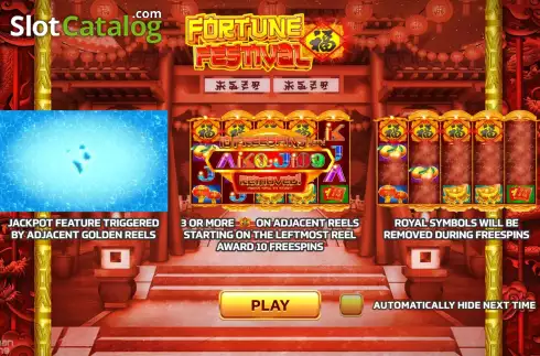 Οθόνη2. Fortune Festival (Eurasian Gaming) Κουλοχέρης 