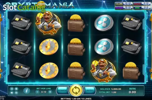 Οθόνη2. Cryptomania Jackpot Κουλοχέρης