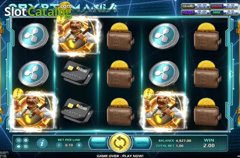 Οθόνη5. Cryptomania Jackpot Κουλοχέρης
