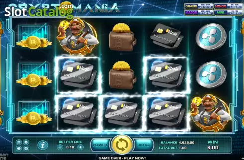 Οθόνη6. Cryptomania Jackpot Κουλοχέρης