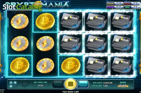 Οθόνη7. Cryptomania Jackpot Κουλοχέρης