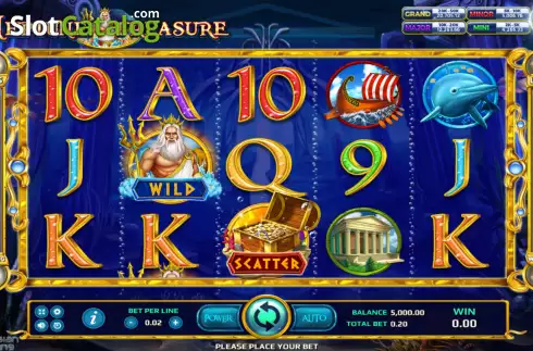 Οθόνη2. Neptune Treasure Jackpot Κουλοχέρης