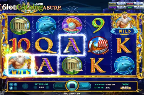 Οθόνη4. Neptune Treasure Jackpot Κουλοχέρης