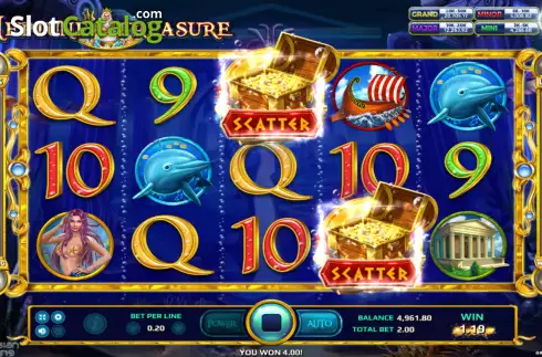 Οθόνη5. Neptune Treasure Jackpot Κουλοχέρης