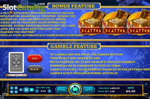 Οθόνη9. Neptune Treasure Jackpot Κουλοχέρης