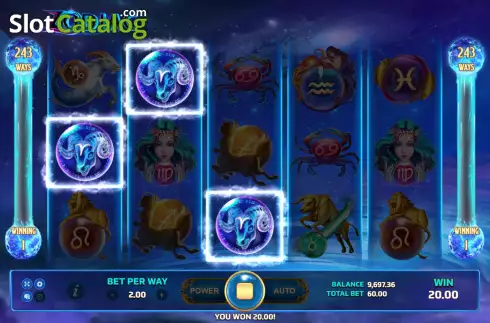 Οθόνη3. Zodiac (Eurasian Gaming) Κουλοχέρης 