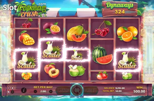Οθόνη3. Tropical Crush (Eurasian Gaming) Κουλοχέρης