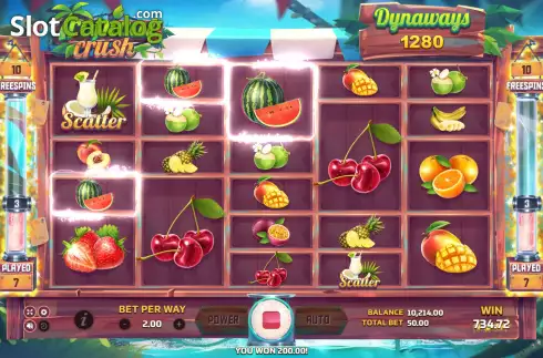 Οθόνη4. Tropical Crush (Eurasian Gaming) Κουλοχέρης