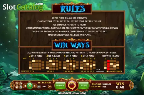 Οθόνη8. Enchanted Forest (Eurasian Gaming) Κουλοχέρης