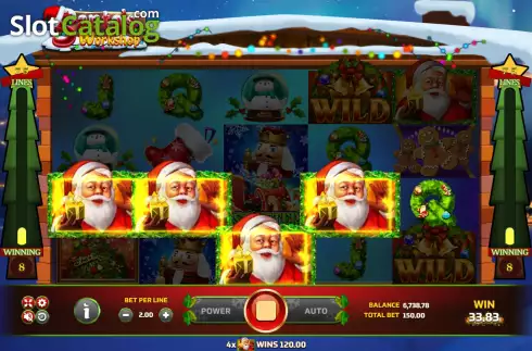 Οθόνη3. Santa's Workshop (Eurasian Gaming) Κουλοχέρης