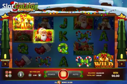 Οθόνη4. Santa's Workshop (Eurasian Gaming) Κουλοχέρης