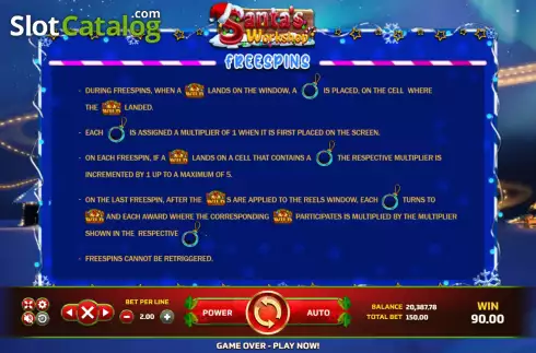 Οθόνη6. Santa's Workshop (Eurasian Gaming) Κουλοχέρης