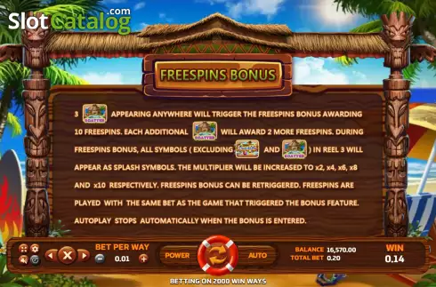 Οθόνη7. Beach Life (Eurasian Games) Κουλοχέρης 