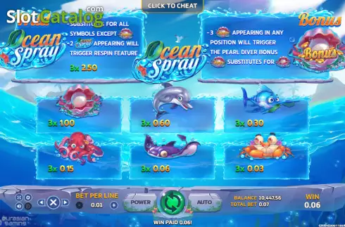 Οθόνη6. Ocean Spray Κουλοχέρης
