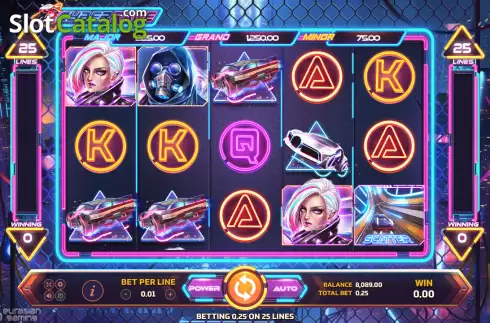 Οθόνη2. Cyber Race Κουλοχέρης