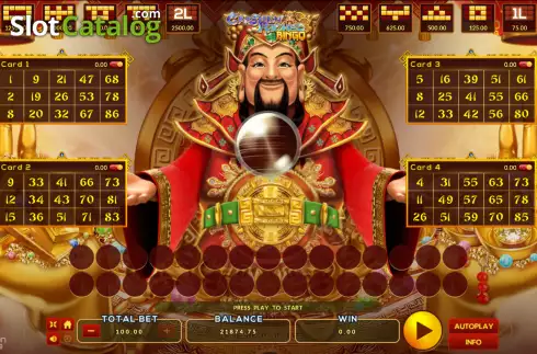 Οθόνη2. Caishen Riches Bingo Κουλοχέρης 