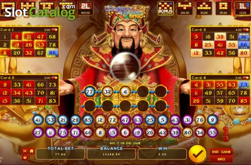Οθόνη4. Caishen Riches Bingo Κουλοχέρης 