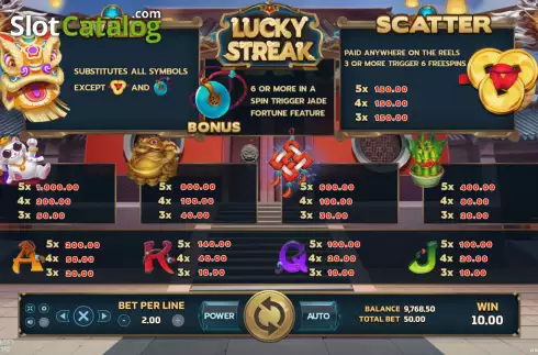 Οθόνη8. Lucky Streak (Eurasian Gaming) Κουλοχέρης