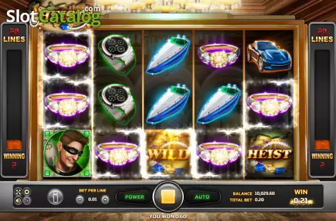 Οθόνη4. Heist (Eurasian Gaming) Κουλοχέρης 