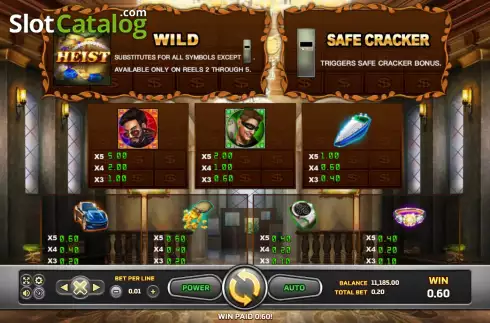 Οθόνη7. Heist (Eurasian Gaming) Κουλοχέρης 