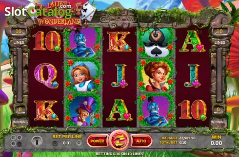 Οθόνη2. Alice in Wonderland (Eurasian Gaming) Κουλοχέρης