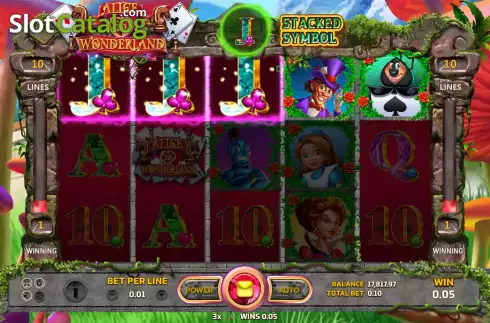 Οθόνη3. Alice in Wonderland (Eurasian Gaming) Κουλοχέρης