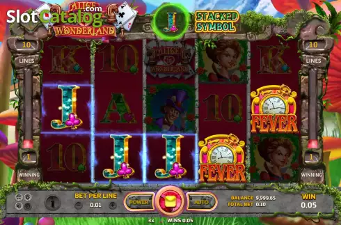 Οθόνη4. Alice in Wonderland (Eurasian Gaming) Κουλοχέρης