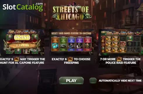 Οθόνη2. Streets of Chicago Κουλοχέρης