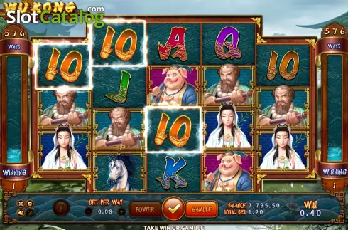 Οθόνη4. Wukong (Eurasian Gaming) Κουλοχέρης