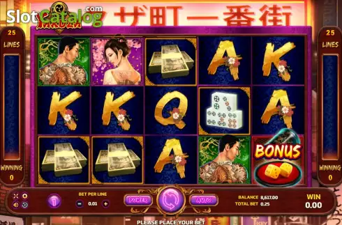 Οθόνη2. Yakuza (Eurasian Gaming) Κουλοχέρης